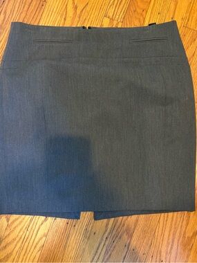 Express Charcoal Gray Pencil Skirt